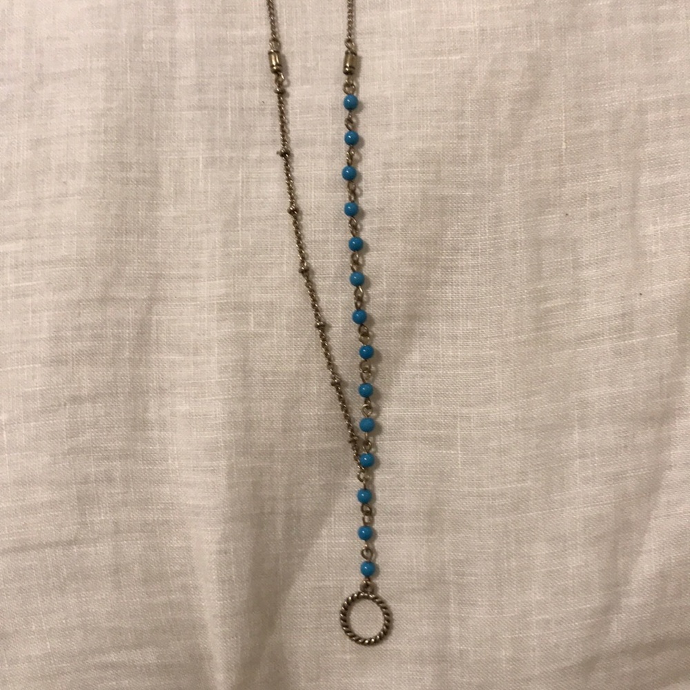 JBloom Turquoise and Gold Long Necklace